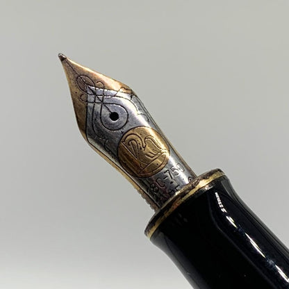 ペリカン 万年筆 スーベレーン 緑縞 ストライプ ペン先18C-750 F字 PELIKAN Souveran【AFI8】