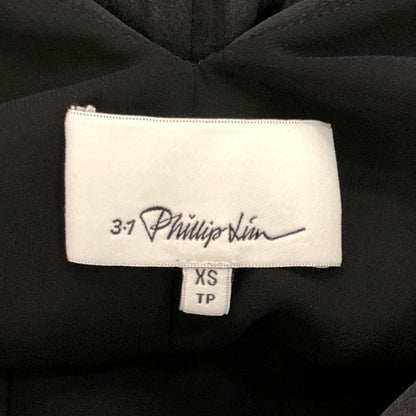 美品◆スリーワン フィリップリム ドレス ワンピース プリーツ加工 レディース ブラック系 サイズXS 3.1 Phillip Lim 【AFB19】