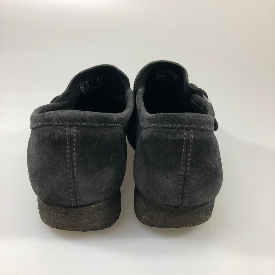 クラークス ワラビー スエード ブラック メンズ サイズ26.5 Clarks 約26.5cm【AFC52】