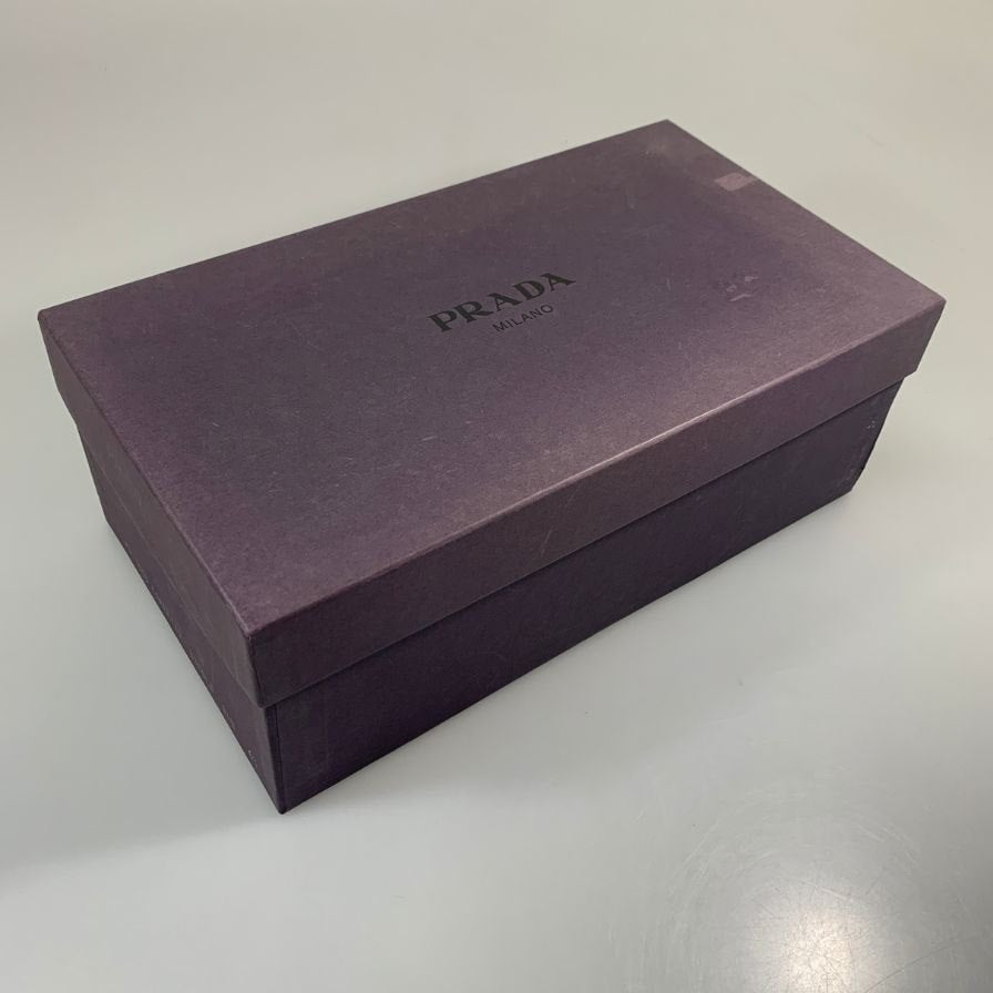 プラダ カーフ レザーシューズ 2EE 190 メンズ サイズ6.5 ブラック PRADA 約25.5cm【AFD6】