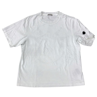 中古◆モンクレール アリシアキーズ Tシャツ バックプリント ユニセックス サイズ2 ホワイト Moncler×Alicia Keys 【AFB38】