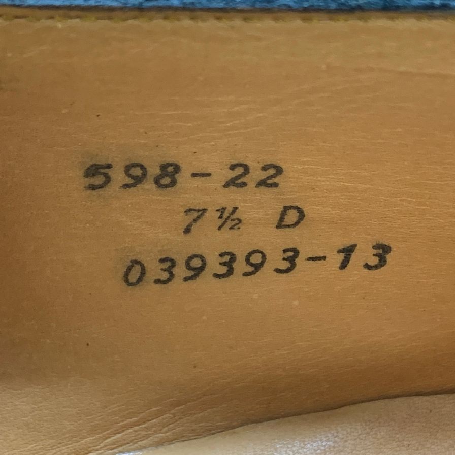 ジャイエム ウェストン  ハーフハント メンズサイズ7ハーフ ブラック 598-22 039393-13 JM WESTON 約27.0cm【AFC44-2】