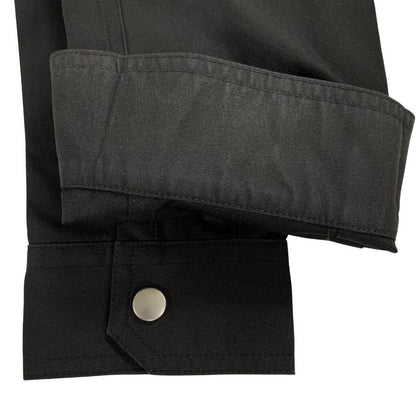 極美品◆リックオウエンス 長袖シャツ ナイロン アウター 23SS RU01C4729-TF ブラック サイズ48 メンズ Rick Owens 【AFA2】