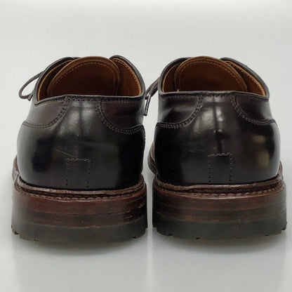 オールデン ブローグ別注 D85160 外羽根 キャップトゥ― コードバン メンズ サイズ US6 ダークブラウン  ALDEN ビジネスシューズ 約24.0cm【LA】【中古】