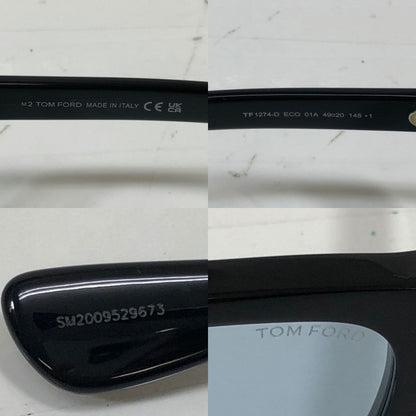 トムフォード  メガネ サングラス   TF1274-D ECO 01A 49□20 ブラック TOM FORD【AFC20】
