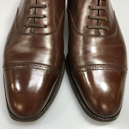ジョンロブ ストレートチップ フィリップ2 カーフ ブラウン メンズ UK7E 7000ラスト JOHN LOBB PHILLIP2 ビジネスシューズ 約26.0cm【LA】【中古】