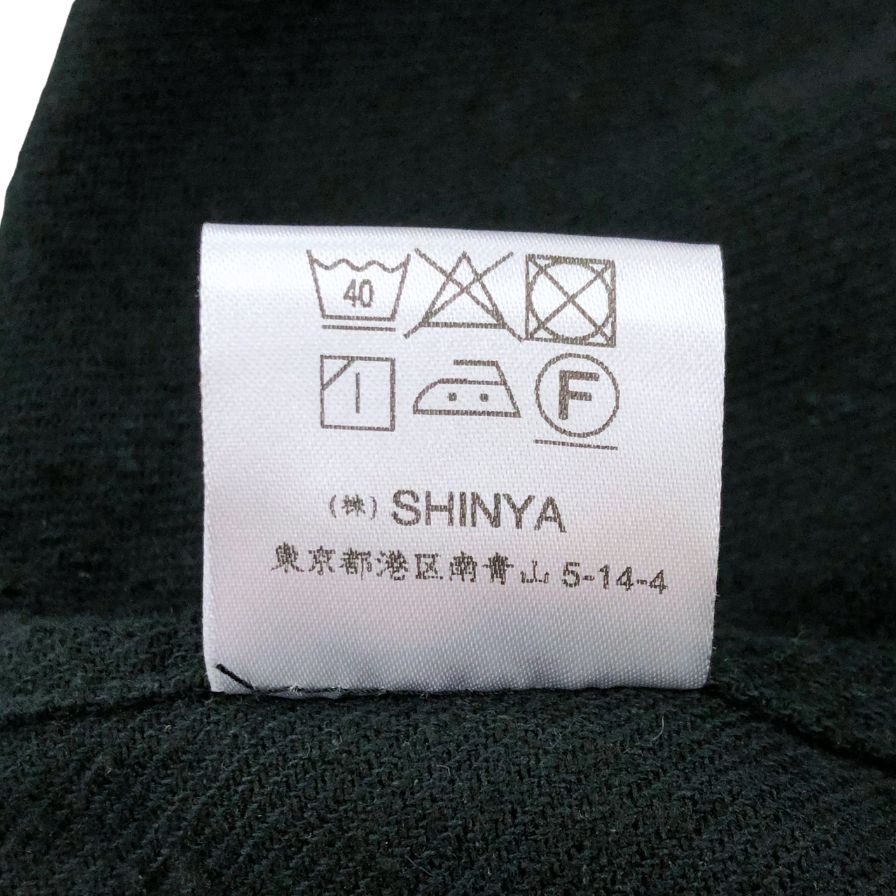 中古◆シンヤ コットン シャツ メンズ ブラック サイズ3 SHINYA 【AFB8】