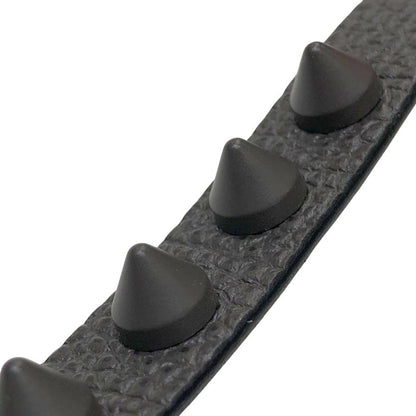 クリスチャンルブタン レザーブレスレット スタッズ ブラウン×レッド レディース Christian Louboutin