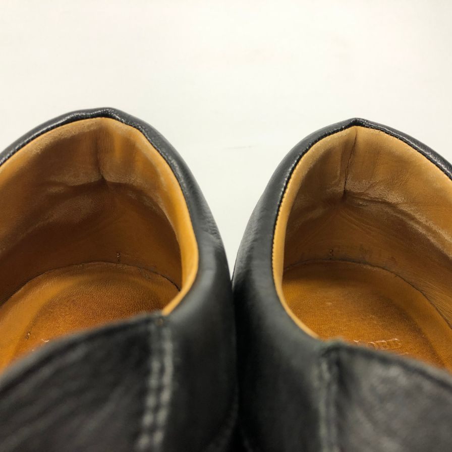 ジョンロブ レヴァー ローカット スニーカー  0315 メンズ サイズ9 ブラック JOHN LOBB 約27.5cm【AFC35】