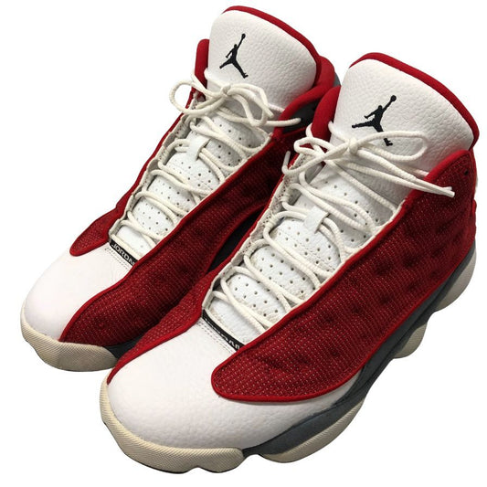 ナイキ スニーカー エアジョーダン 13 レトロ ジムレッド/フリント グレー ホワイト ブラック DJ5982-600 27.5cm NIKE AIR JORDAN 13 RETRO GYM RED/FLINT GREY-WHITE-BLACK 約27.5cm【AFD15】