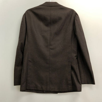 美品◆リングジャケット マイスター ダブルジャケット ウール100% 日本製 本切羽 サイドベンツ メンズ サイズ46 ブラウン RING JACKET 【AFF23】