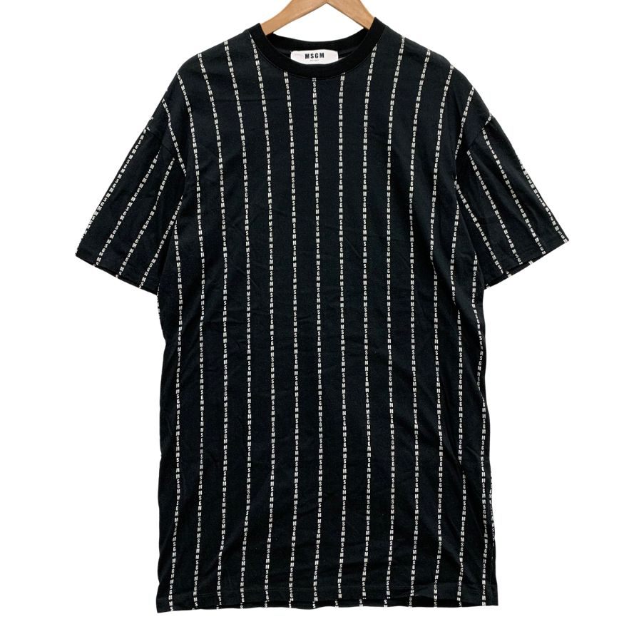 MSGM エムエスジーエム Tシャツ ブラック 黒 デッドストック Sサイズ MSGM エムエスジーエム Tシャツ ブラック 黒 デッドストック S