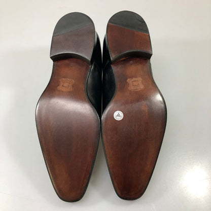 チェントフェリーナ レザーシューズ 1909 シングルモンク ブラック メンズ サイズ6 Cento Felina 約24.5cm【AFC51】