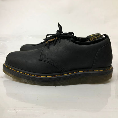 ドクターマーチン 26592001 バーマン ローカット 3ホールレザーシューズ ワイオミングレザー ブラック US9 メンズ Dr.Martens BERMAN LO 約27.0cm【AFD4】