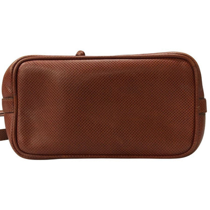 ボッテガヴェネタ ショルダーバッグ 巾着型 レザー ゴールド金具 ブラック BOTTEGA VENETA【AFE6】