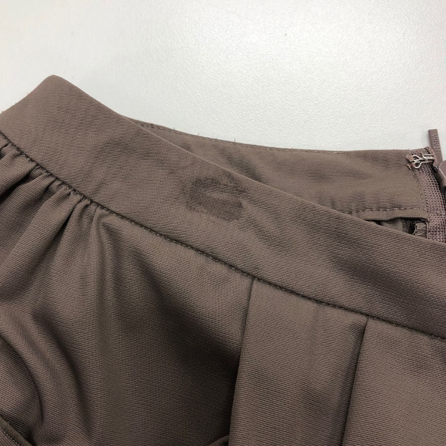 ルネ フレアスカート ミニ ポケット デザイン ブラウン系 レディース サイズ38 Rene【AFB18】