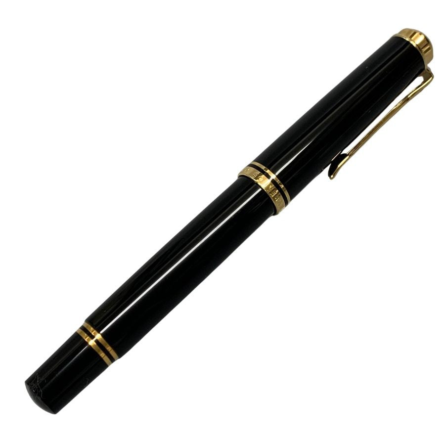 ペリカン 万年筆 スーベレーン ペン先14C-585 ブラック×ゴールド Pelikan Souveran【AFI18-2】