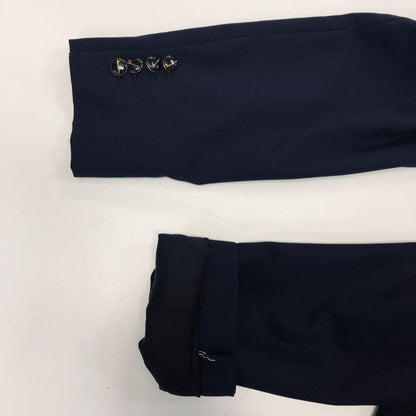 美品◆ダンヒル 2B テーラードジャケット センターベント Dロゴボタン ネイビー メンズ サイズ38 dunhill 【AFB19】
