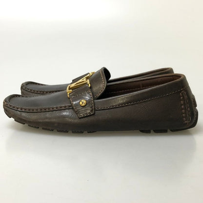 ルイヴィトン モンテカルロ ドライビングシューズ ダークブラウン メンズ サイズ6 LOUIS VUITTON 約25.0cm【AFC44-2】