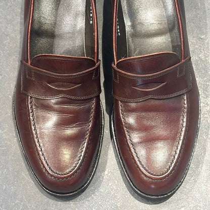 パラブーツ レザーシューズ シャンボード Uチップ カーフ ブラック メンズ サイズUK7 Paraboot CHAMBORD ビジネスシューズ 約25.5cm【LA】【中古】
