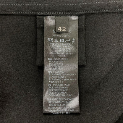 極美品◆エルマンノ シェルヴィーノ ジャケット スタジャン ラインストーン レディース ザイズ42 ブラック ERMANNO SCERVINO 【AFB42】
