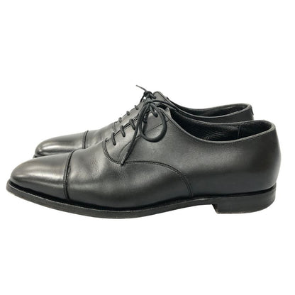 クロケット&ジョーンズ レザーシューズ ストレートチップ オードリー 377ラスト メンズ 6.5E ブラック系 29447 CROCKETT&JONES AUDLEY ビジネスシューズ 約25.0cm【LA】【中古】