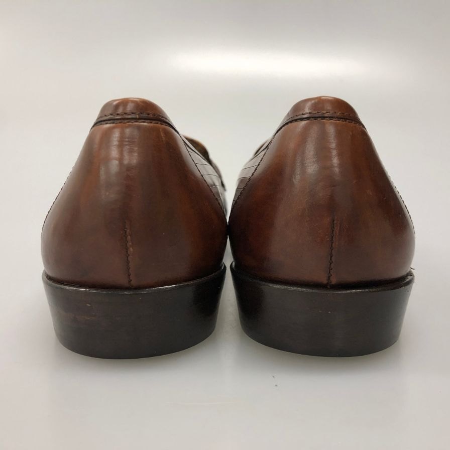ブラガノ コールハーン ローファー タッセル レザー 本革 ブラウン メンズ サイズ7 Bragano COLE HAAN 約25.0cm【AFC36】