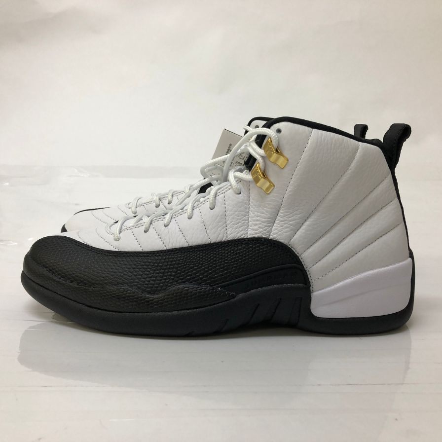 ナイキ スニーカー エアジョーダン 12 レトロ ホワイト／ブラック CT8013-117 メンズ サイズ28cm NIKE AIR JORDAN 12 RETRO 約28.0cm【YB5】