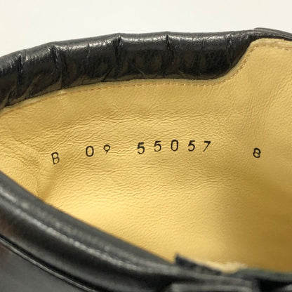 ネッツーノ レザーブーツ ビット ブラック メンズ サイズ8 nettuno 約26.5cm【AFC40】