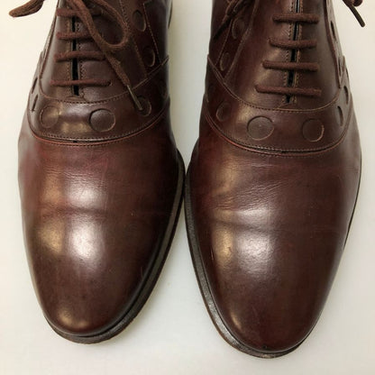 チェザレパチョッティ レザーシューズ 飾り穴 7901 メンズ サイズ6.5 ブラウン系 CESARE PACIOTTI 約25.5cm【AFC44-2】
