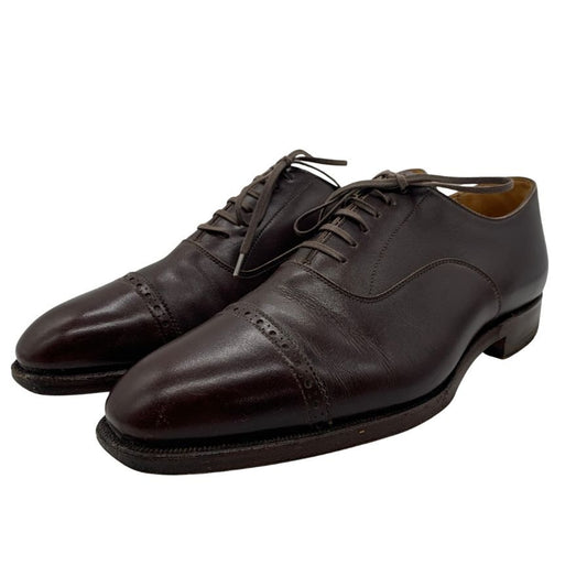ポロ ラルフローレン レザーシューズ プレーントゥ サイズ26cm ボルドー メンズ Polo Ralph Lauren 約26.0cm【YB6】