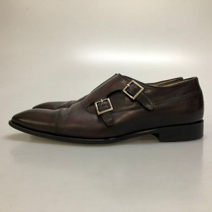 フランチェスコ ベニーニョ ダブルモンク 3624 メンズ 7ハーフ  ブラウン FRANCESCO BENIGNO 約25.5cm【AFC41】