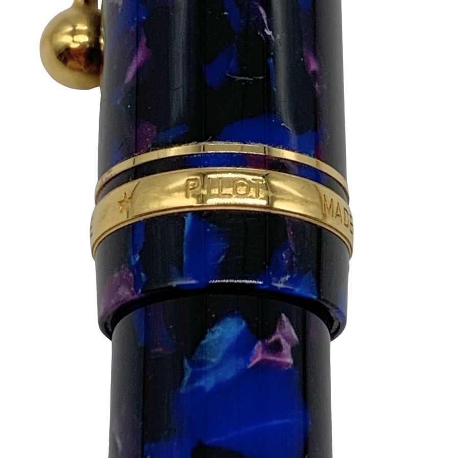 パイロット 万年筆 カスタム マーブル ペン先14K ブルー ゴールド PILOT CUSTOM LE【AFI8】