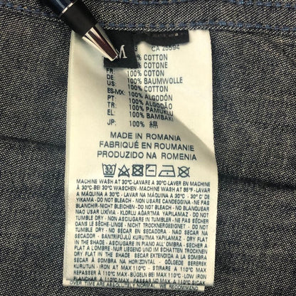 極美品◆ディーゼル デニムシャツ ダークインディゴ サイズM スリムフィット DIESEL 【AFB3】