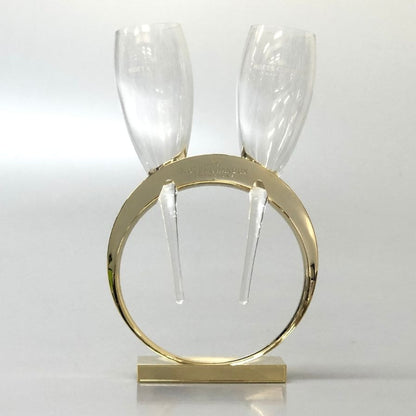 モエシャンドン グラススタンド ペア リングホルダー MOET&CHANDON【AFI26】【中古】