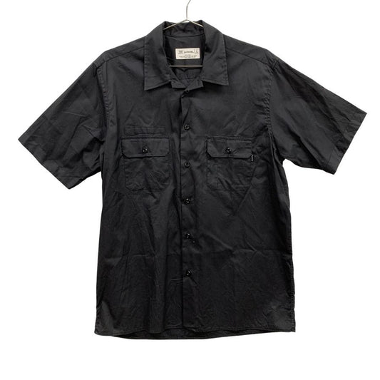 美品◆シュプリーム オープンカラーシャツ ブラック系 メンズ Lサイズ Supreme 【AFF19】