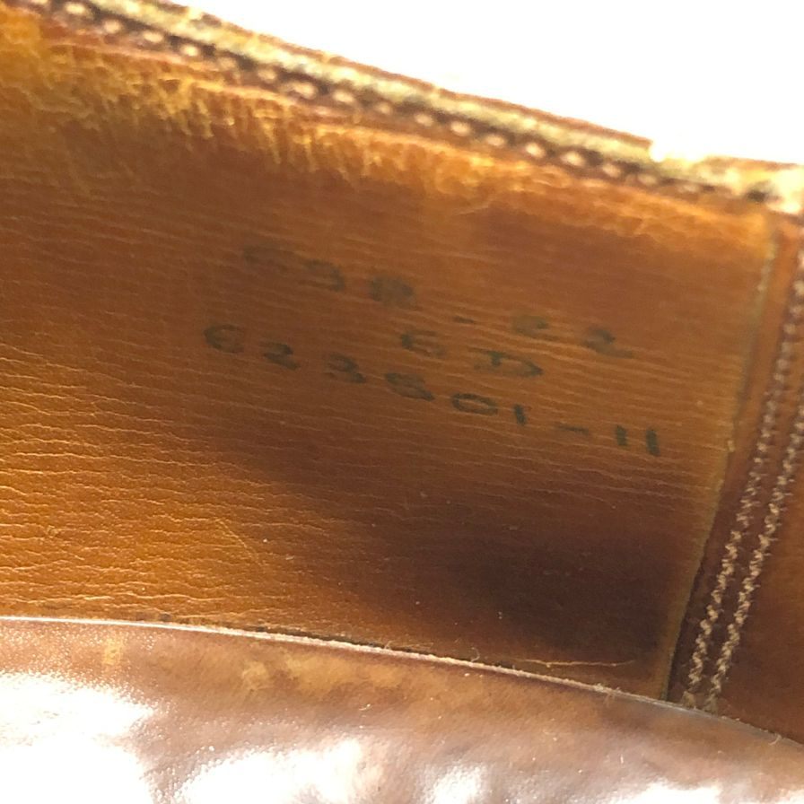 ジェイエムウエストン Uチップ ブラウン 6D メンズ 革靴 J.M. WESTON 約25.5cm【AFC50】