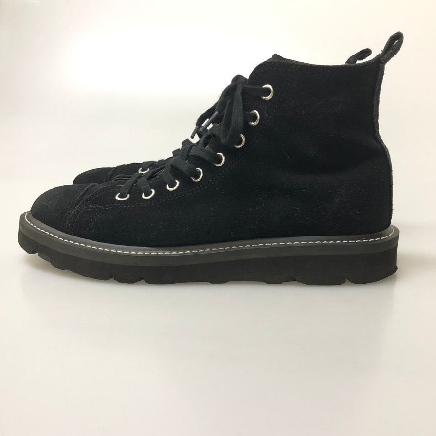 コンバース ハイカットスニーカー オールスター ロングライフハイ スエード メンズ ブラック サイズUS9.5 CONVERSE 約28.0cm【AFC28】