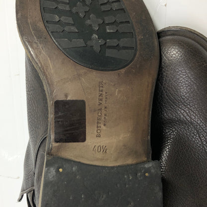 ボッテガヴェネタ  ジョッパーブーツ グレインレザー ブラウン メンズ サイズ40.5 Bottega Veneta 約25.5cm【AFC47】