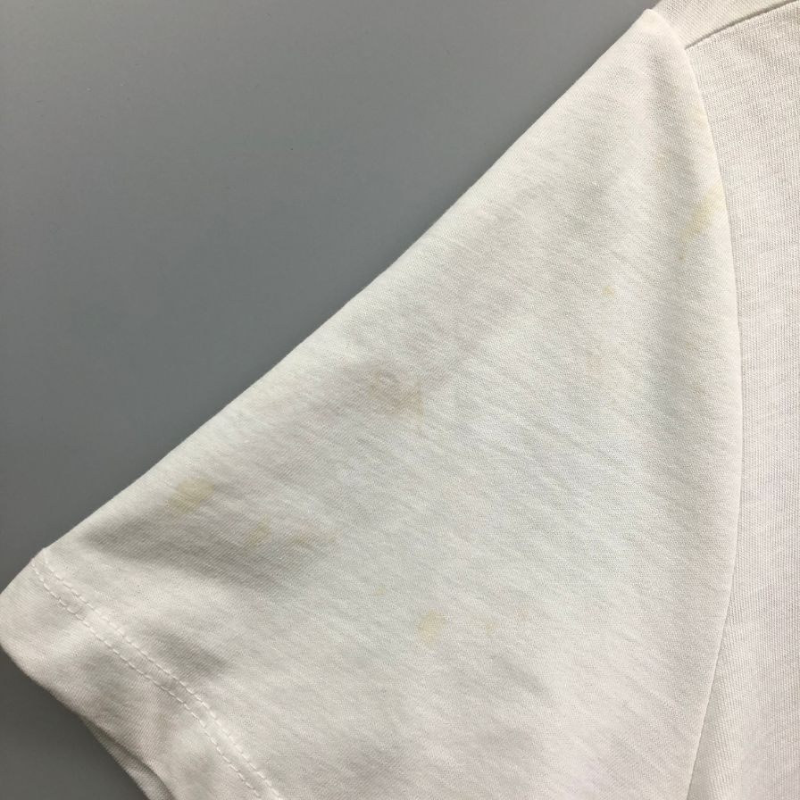 中古◆ランボルギーニ プリント Ｔシャツ メンズ サイズS ホワイト LAMBORGHINI 【AFB2】