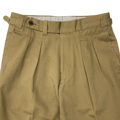 イガラシトラウザーズ ビームスF別注 ツ-インプリーツ コットンパンツ カーキ サイズ44 メンズ 五十嵐 IGARASHI TROUSERS BEAMS 【AFB30】