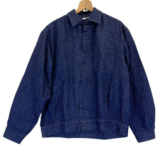 美品◆ネセサリー オア アンネセサリー カバーオール デニム メンズ サイズ3 ブルー系 NECESSARY or UNNECESSARY 【AFB25】