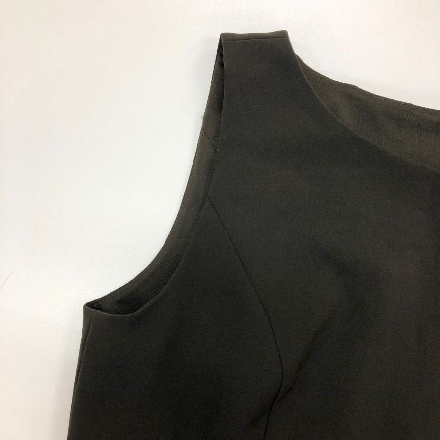 美品◆フォクシーニューヨーク ノースリーブ ワンピース バロン 32796  レディース サイズ 38 ダークブラウン  FOXEY NEWYORK 【AFB23】