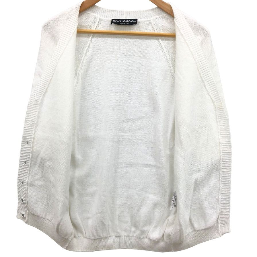 DOLCE&GABBANA／カーディガン Dolce & Gabbana】DGロゴ入りヴァージンウールカーディガン