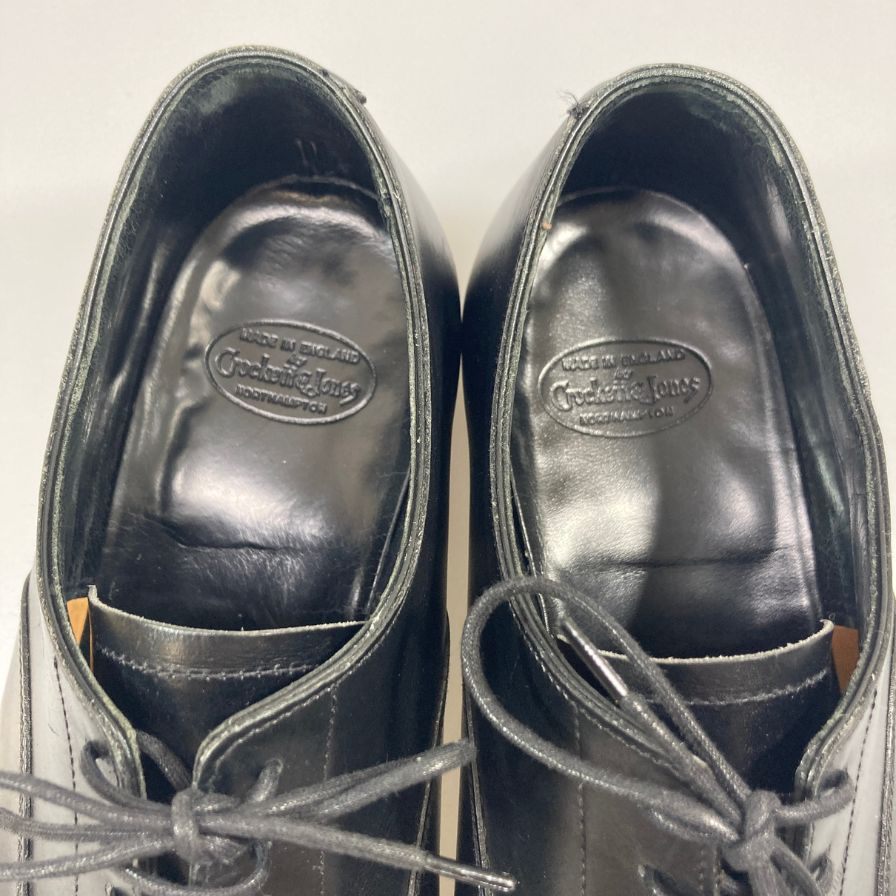 クロケット＆ジョーンズ オードリー ストレートチップ ブラック  サイズUK8E CROCKETT&JONES ビジネスシューズ 約26.5cm【LA】【中古】