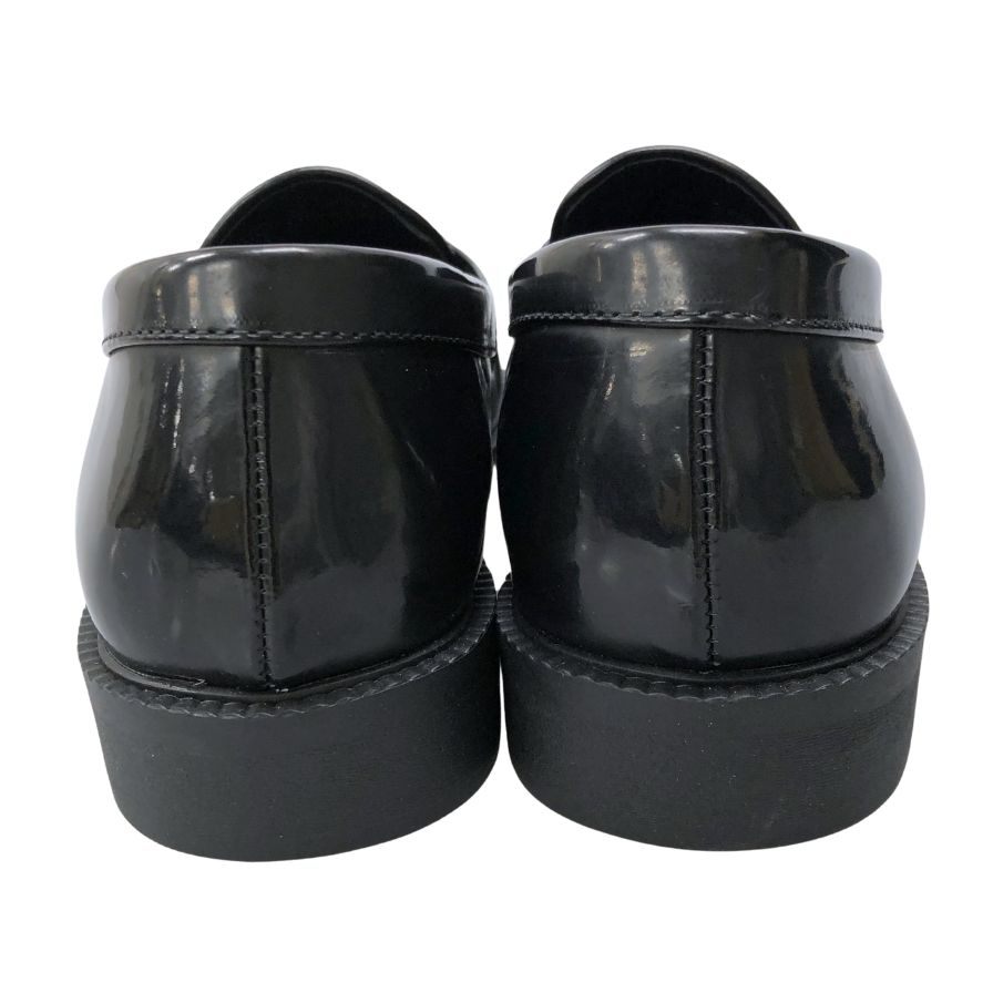 グラベラ ビットローファー ブラック S(約25cm-25.5cm) メンズ 革靴 glabella GOLD BIT LOAFER 約25.0cm【AFC40】