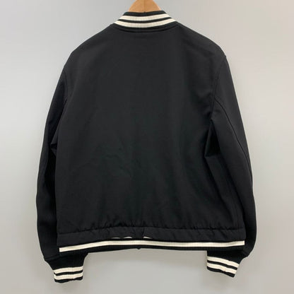 極美品◆エルマンノ シェルヴィーノ ジャケット スタジャン ラインストーン レディース ザイズ42 ブラック ERMANNO SCERVINO 【AFB42】