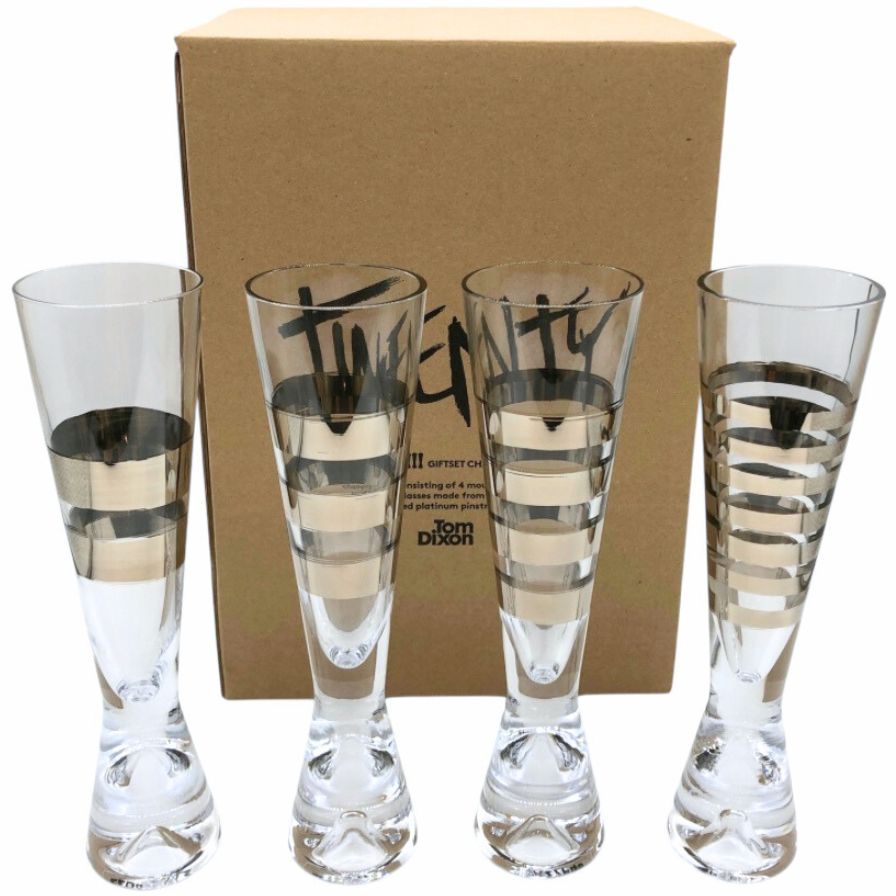 トムディクソン シャンパングラス 20周年 Tom Dixon【AFI28】【中古】