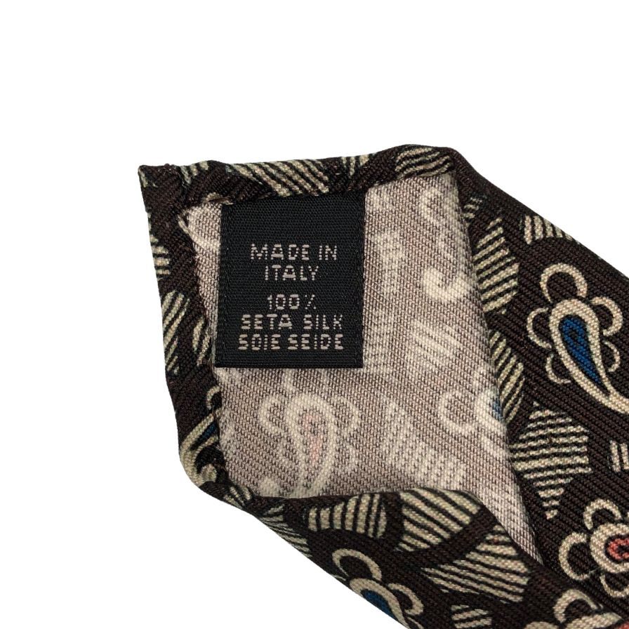 アットバンヌッチ ネクタイ セッテピアゲ ペイズリー総柄  Atto Vannucci【AFI18】