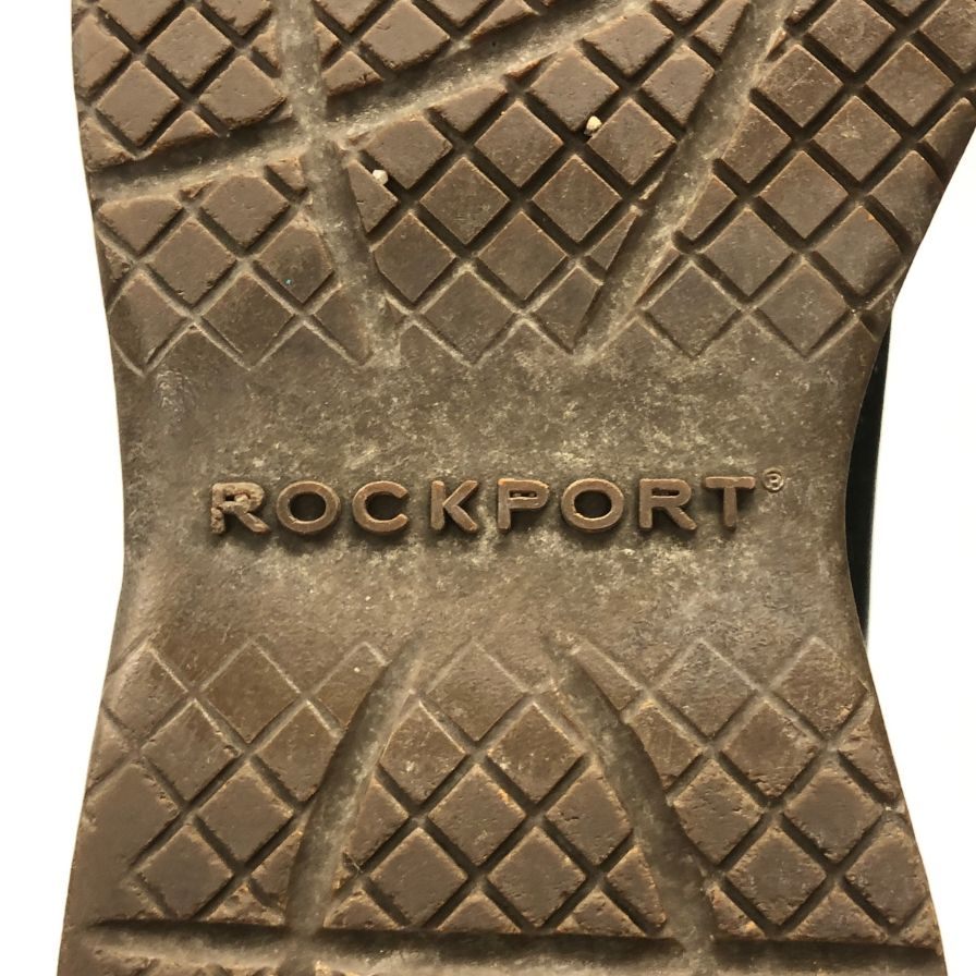 ロックポート レザースニーカー ブラックサイズUS8.5 ROCKPORT 約26.5cm【AFC3】